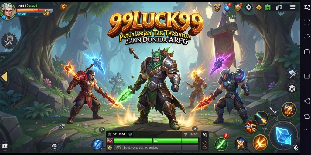 Screenshot menampilkan gameplay seru di dunia fantasi ARPG.