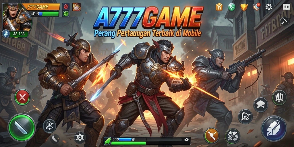Gameplay A777GAME yang intens dan seru dalam pertarungan.
