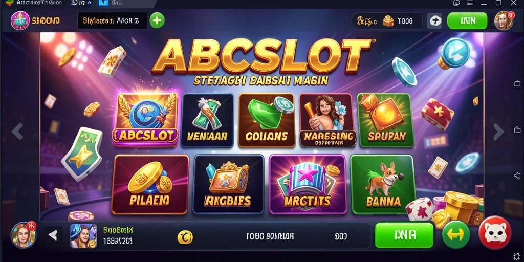 Tampilan gameplay strategis yang menegangkan di ABCSLOT.