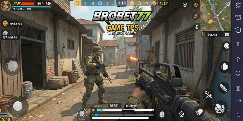 Tangkapan layar gameplay intens dan menegangkan di BROBET77.