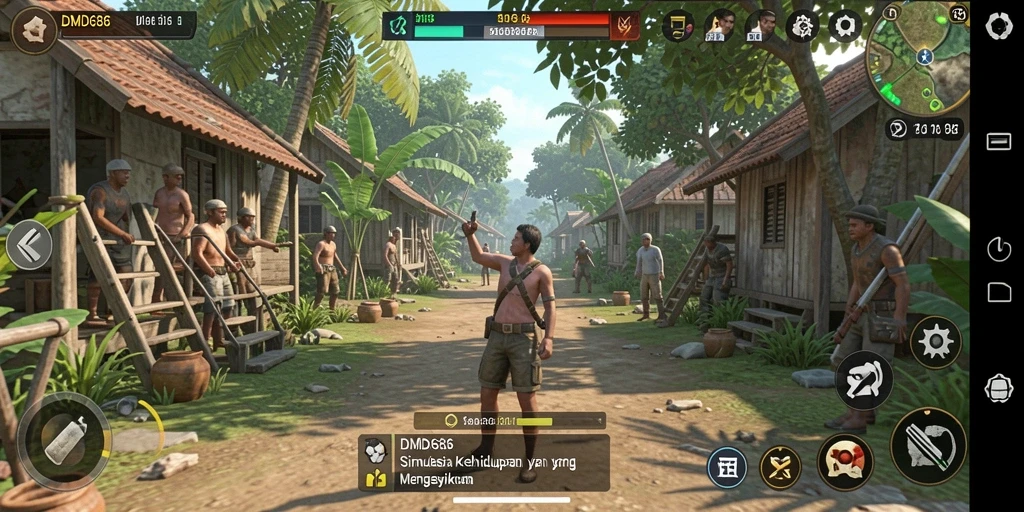 Tampilan gameplay DMD686 yang menarik dan interaktif.