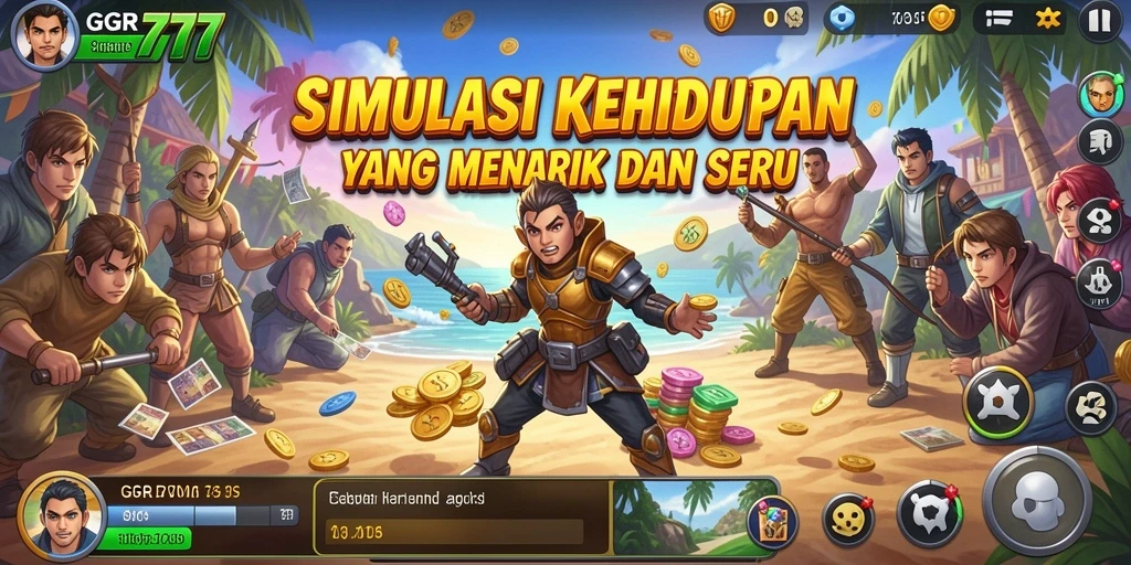 Tampilan interaksi karakter dalam gameplay GGR777 yang mengasyikkan.