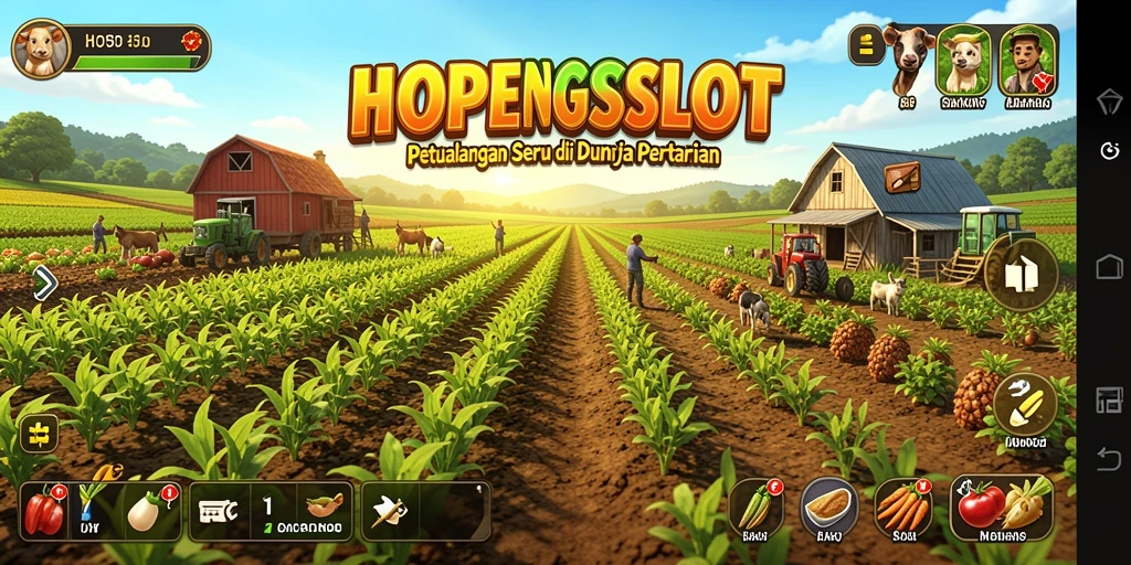 Tampilan gameplay seru dari HOPENGSLOT yang penuh warna dan interaktivitas.