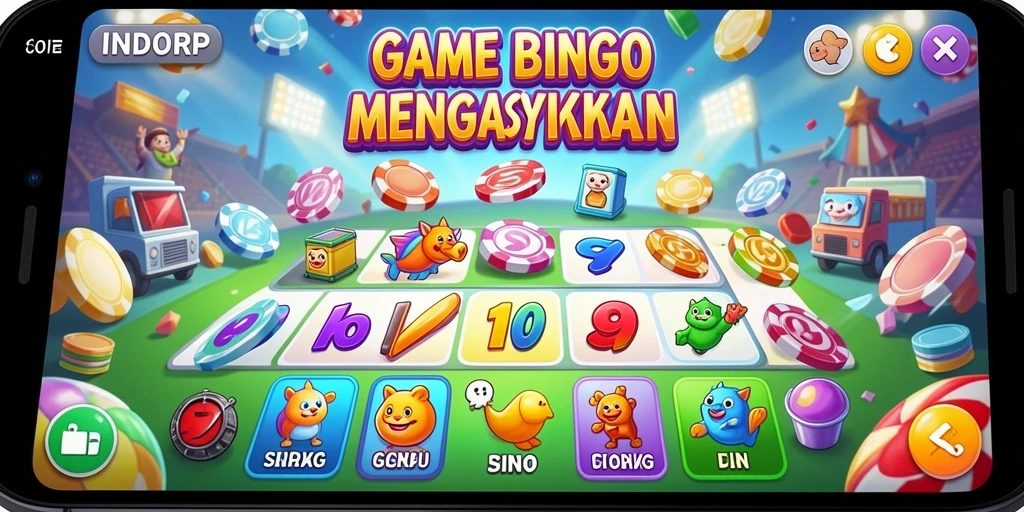 Tampilan menarik dari bermain Bingo di INDORP.