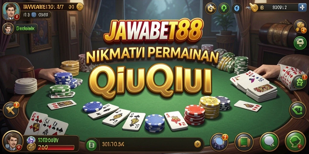 Tampilan gameplay seru dalam JAWABET88 QiuQiu.