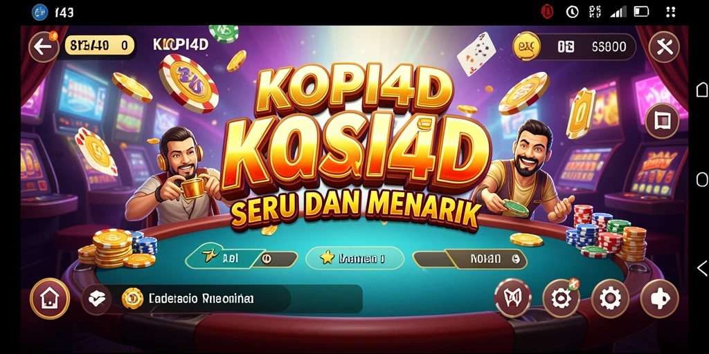 Screenshot gameplay KOPI4D menampilkan pengalaman Kasino yang mendebarkan.