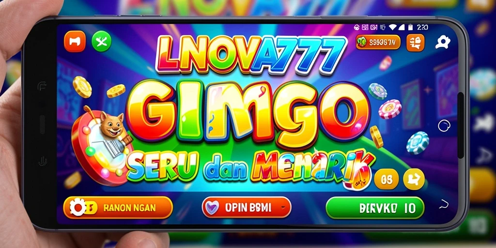 Tampilkan gameplay seru Bingo LNOVA777 dengan pemain penuh semangat.