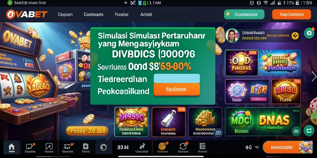 Gameplay menarik dalam OVABET menampilkan momen menegangkan dalam simulasi pertaruhan.