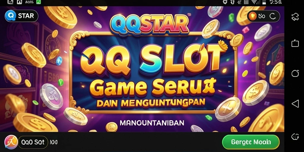 Screenshot gameplay QQSTAR yang menampilkan putaran slot yang mengasyikkan.