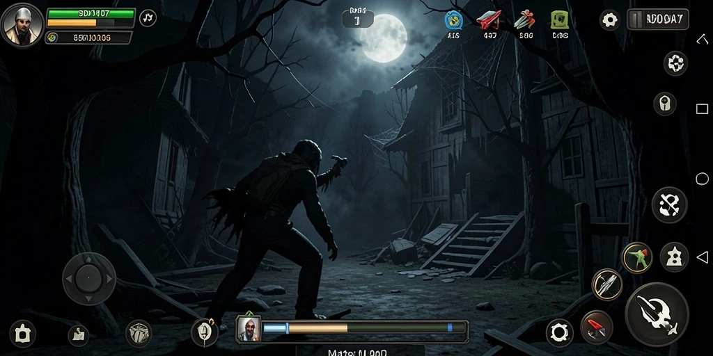 Gameplay menakutkan dari SD107 menampilkan suasana horor yang mencekam.